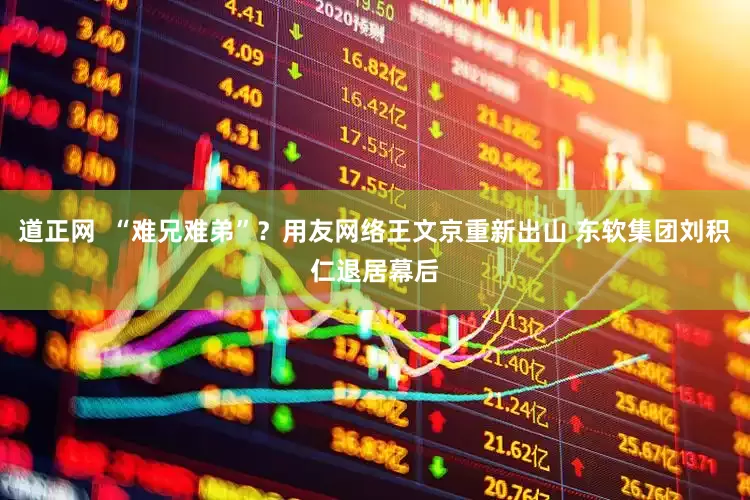道正网  “难兄难弟”？用友网络王文京重新出山 东软集团刘积仁退居幕后